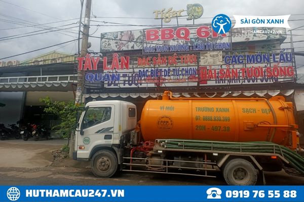 Công ty Hút hầm cầu Sài Gòn Xanh cam kết sẽ hút bể phốt sạch sẽ cho khách hàng